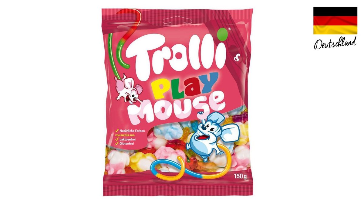 גומי טרולי עכברים - TROLLI PLAYMOUSE
