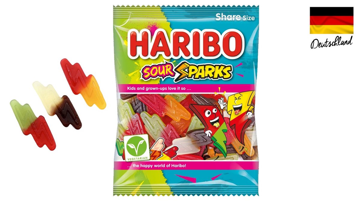 גומי הריבו ברקים חמוצים - HARIBO SPARKS SOUR