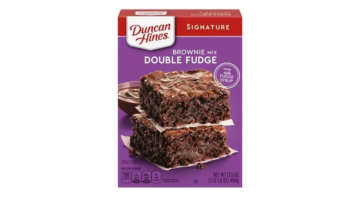 תערובת להכנת בראוניז פאדג' כפול - Duncan Hines Double Fudge Brownie Mix
