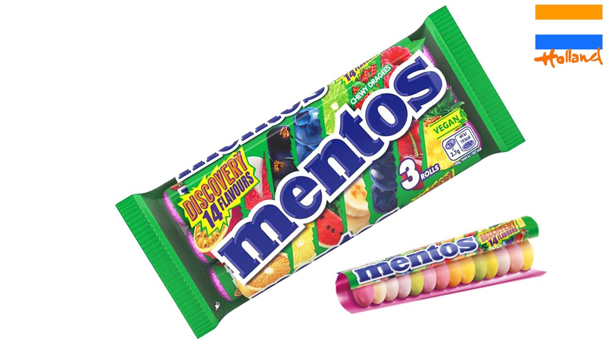 מנטוס מארז 3 גלילי סוכריות לעיסה ב- 14 טעמים - MENTOS DISCOVERY 14 FRUIT FLAVORS