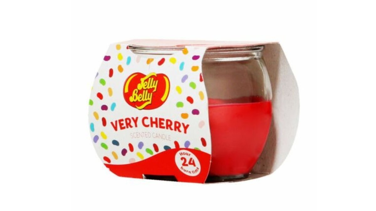 נר בניחוח דובדבן - JELLY BELLY VERY CHERRY