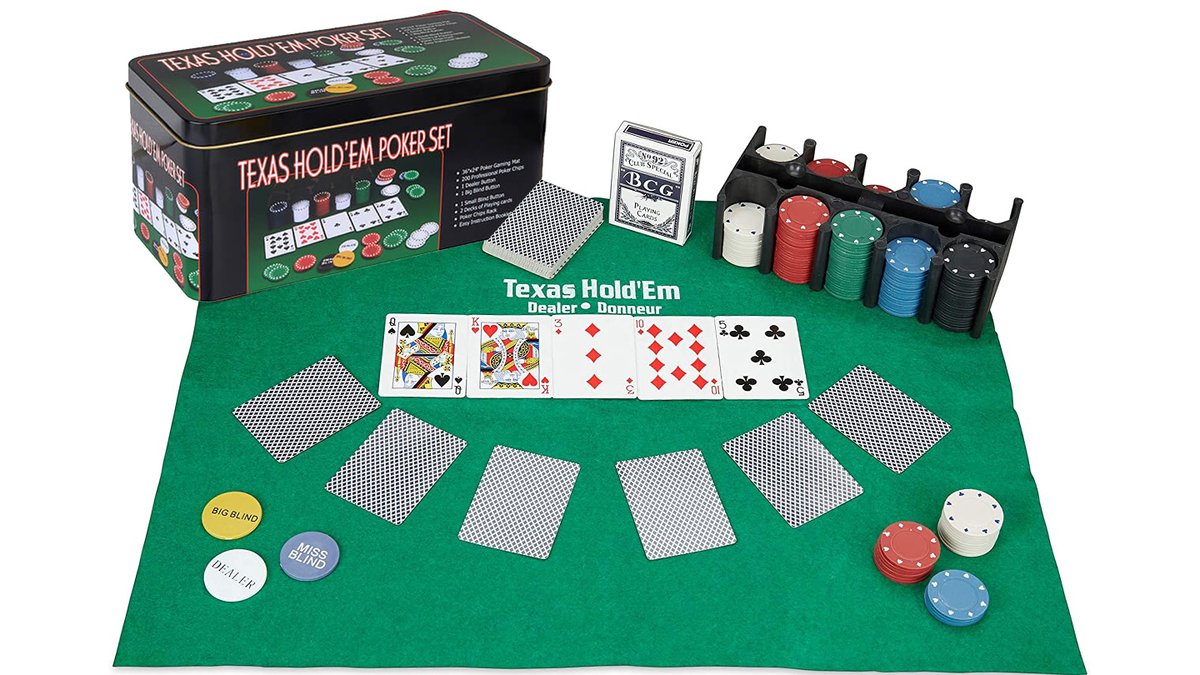 ערכת פוקר עם 200 ז'יטונים TEXAS HOLDEM Poker Set
