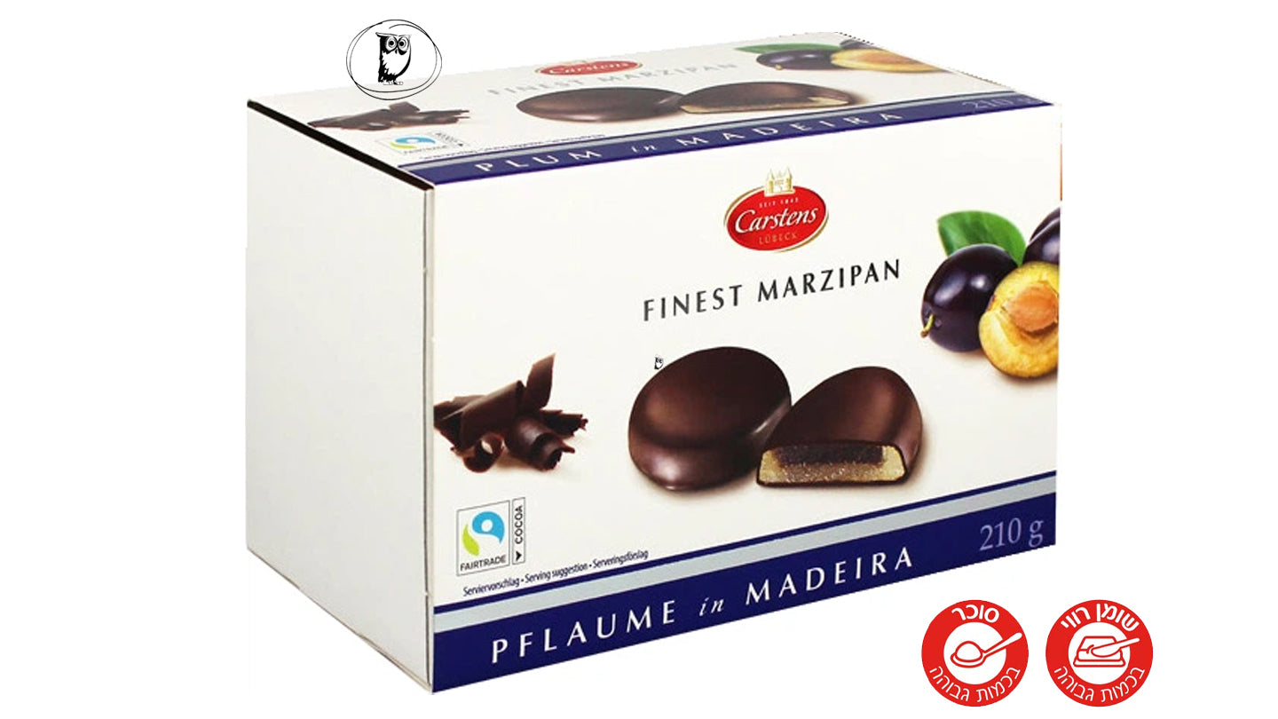 Dark chocolate filled with marzipan and blueberries in vodka - Anthon Berg blueberry in Vodka