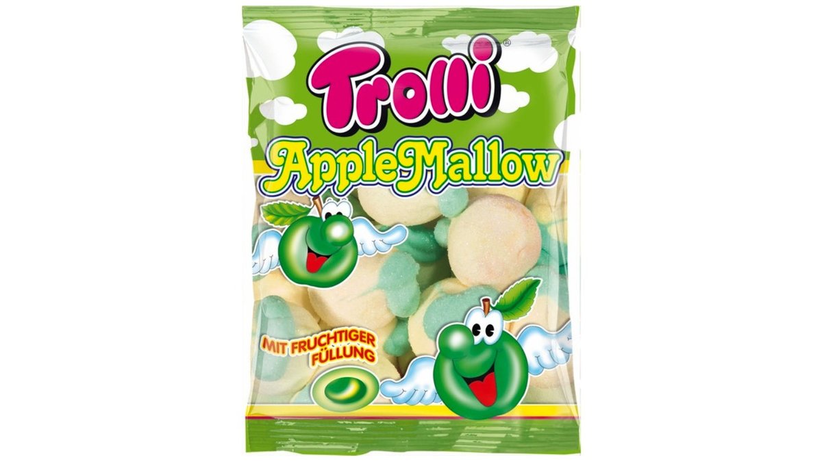 מרשמלו בטעם תפוח עם מילוי - TROLLI APPLEMALLOW