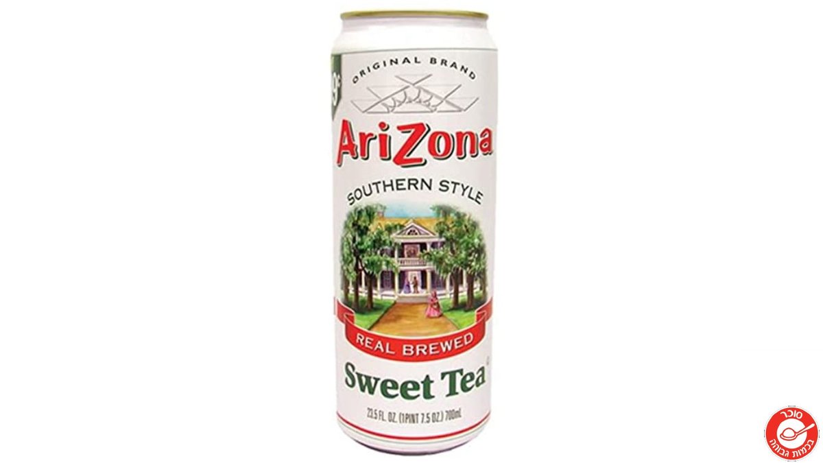 אריזונה תה בסגנון דרומי מתוק בפחית ענק - ARIZONA SOUTHERN STYLE TEA