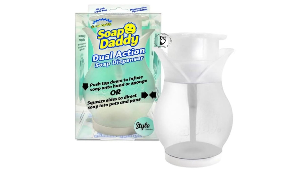 Liquid soap dispenser that comes out with a push - Soap Daddy - Soap Dispenser