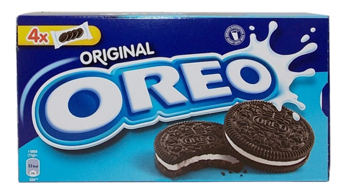 עוגיות אוראו ממולאות קרם וניל בקופסה OREO
