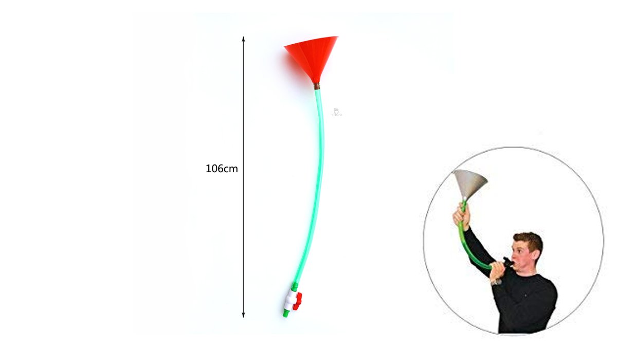 משפך בירה BEER BONG יחיד