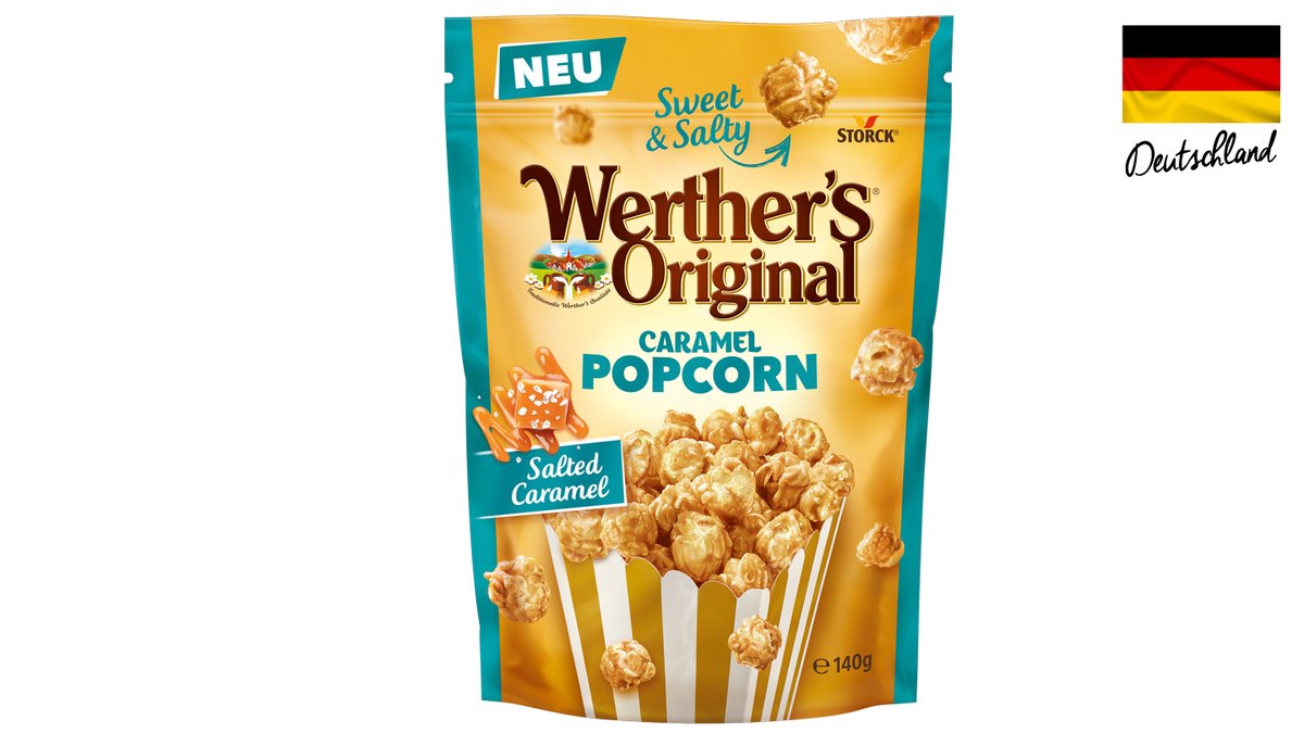 וורטרס פופקורן בטעם קרמל מלוח- WERTHER'S ORIGINAL