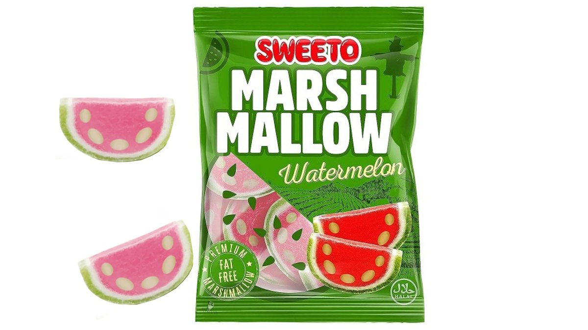 מרשמלו אבטיח -SWEETO Marshmallow Watermelon