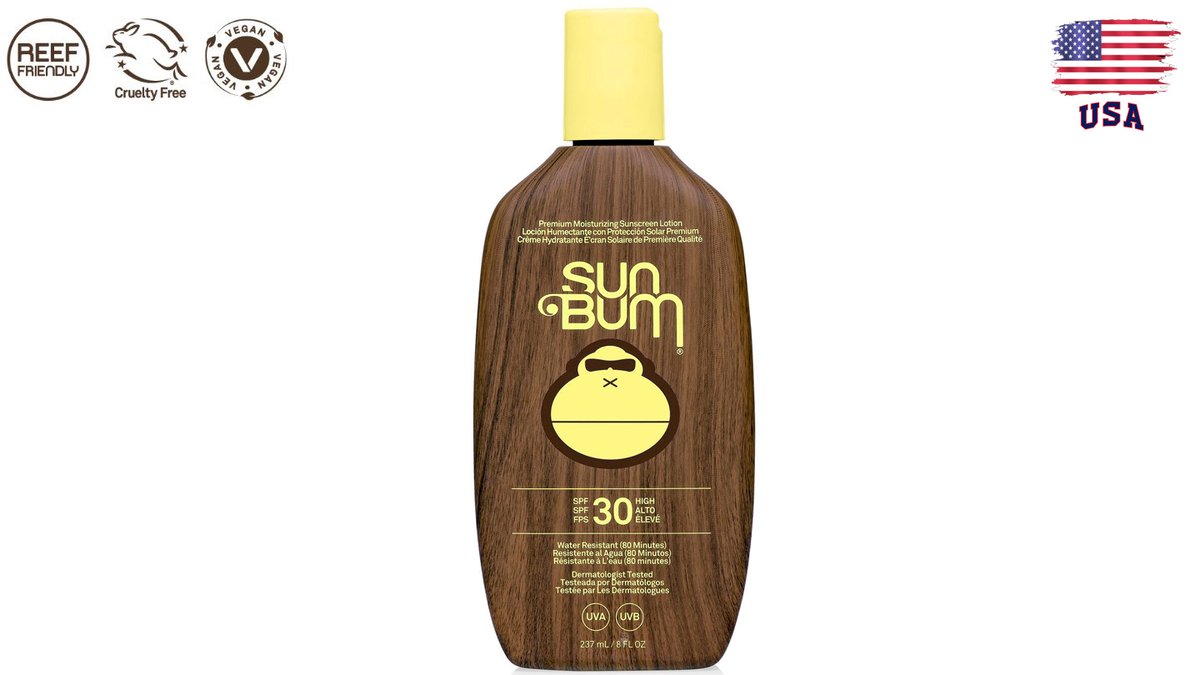 בקבוק תחליב קרם הגנה 30 SPF - SUN BUM