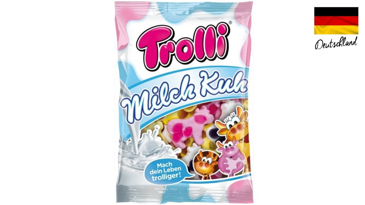 גומי טרולי בצורת פרות - TROLLI MILCH KUH