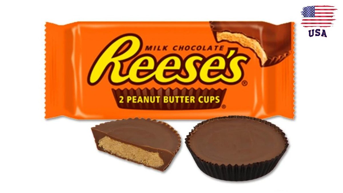 ריסס חטיף שוקולד חלב במילוי בחמאת בוטנים - REESE'S 2 CUPS