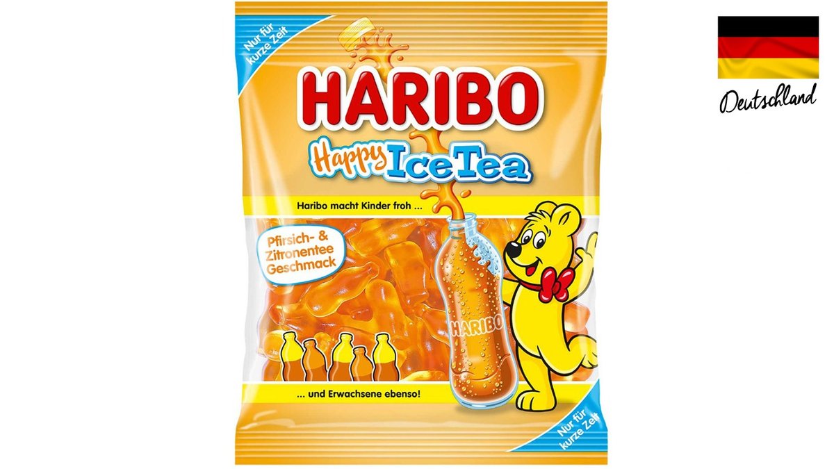 סוכריות גומי בטעם תה קר - HARIBO HAPPY ICE TEA