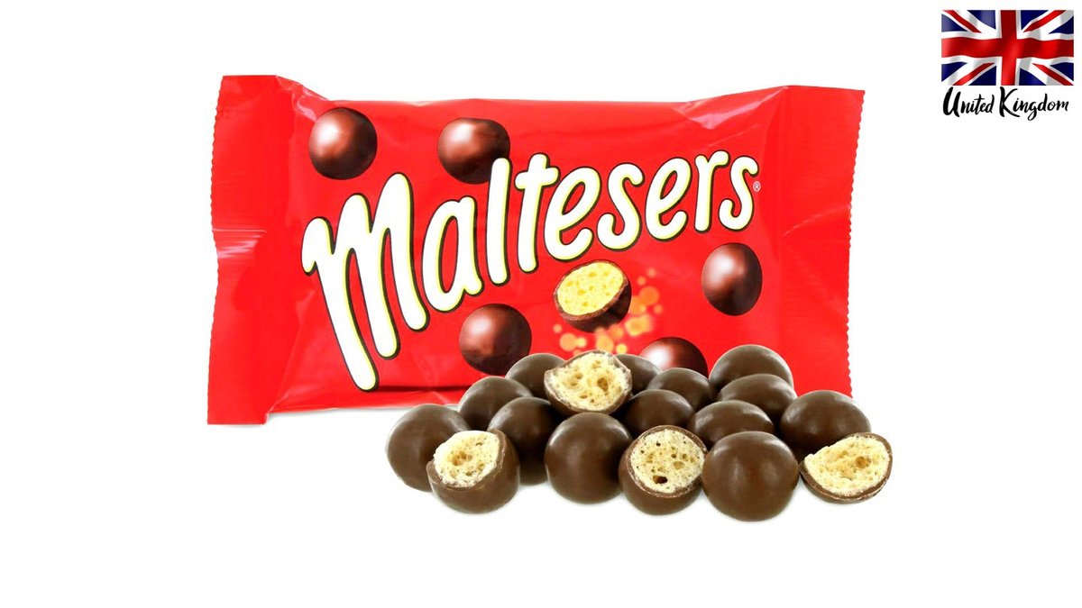 Maltesers Milk Chocolate Balls Filled with Honey Crackers - in a Personal Bag - MALTESERS