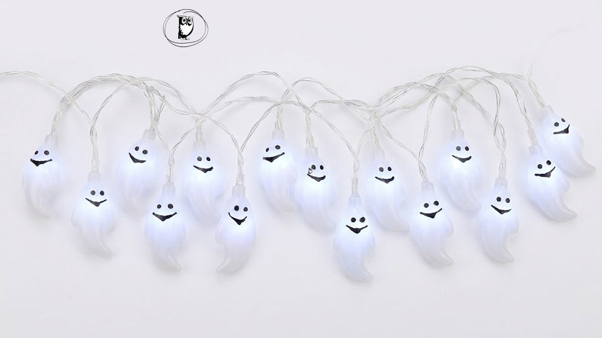 שרשרת נורות LED באורך 3 מטר בעיצוב רוחות רפאים
