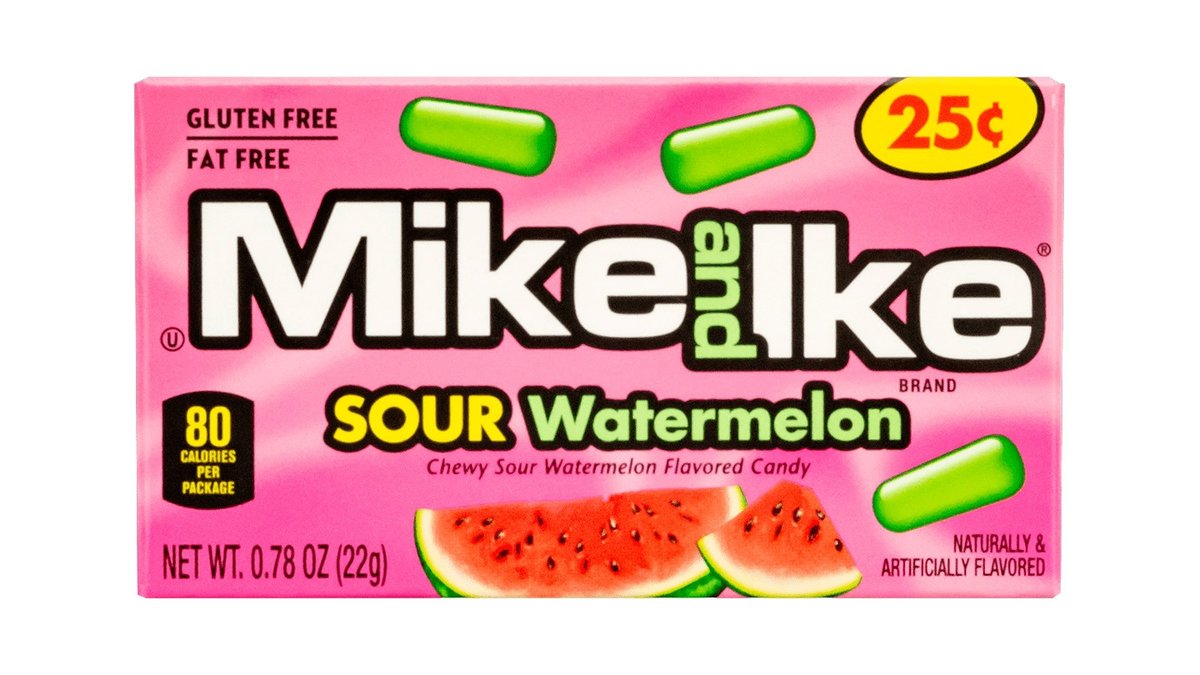 מייק אנד אייק סוכריות לעיסה בטעם אבטיח חמוץ - MIKE & IKE ORIGINAL
