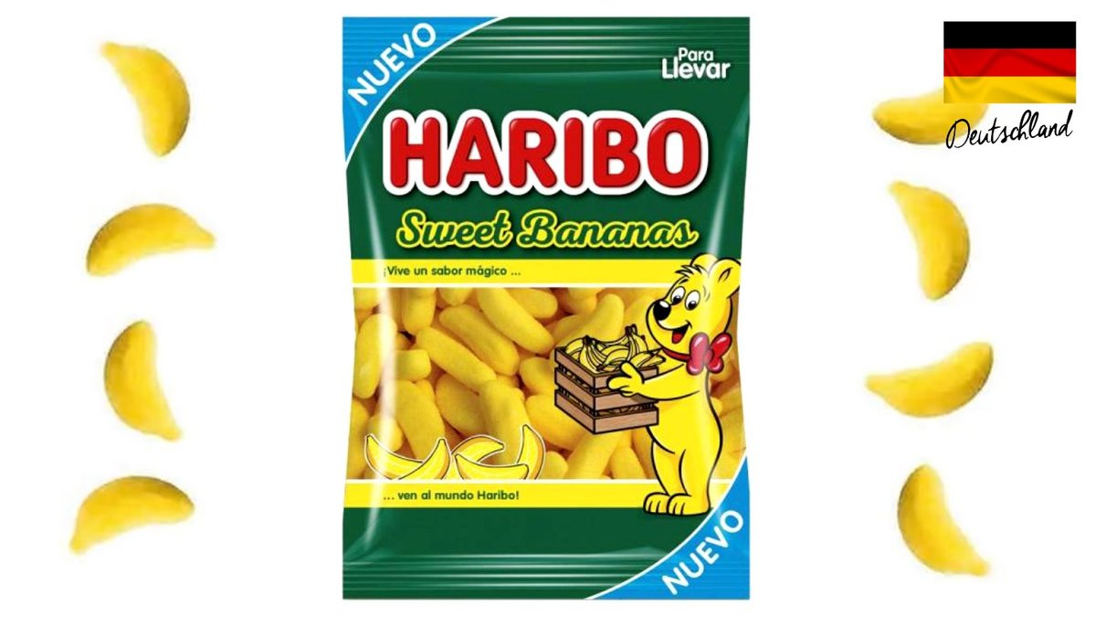 גומי הריבו בננה מסוכרת - HARIBO SWEET BANANAS