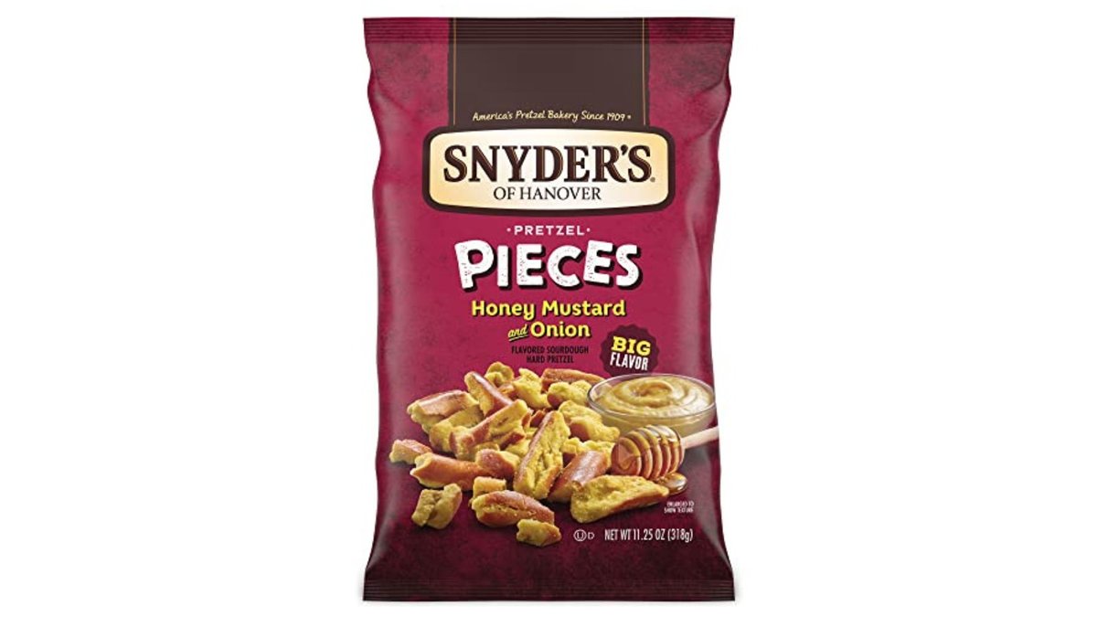 סניידרס שברי בייגלה דבש חרדל בצל SNYDER'S