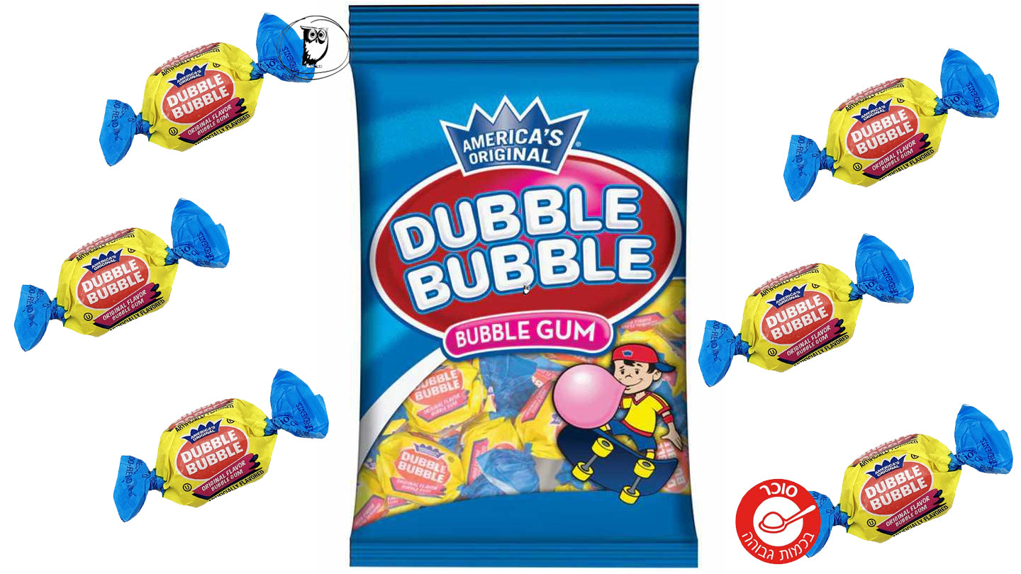 מסטיק אמריקאי בטעם באבל גאם קלאסי -Dubble Bubble Original Flavor