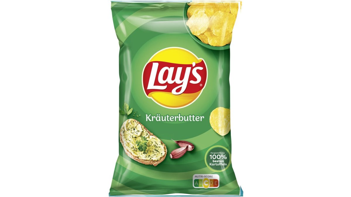 Lay's Chips Garlic Bread Flavor - Lay's Chips Kräuterbutter
