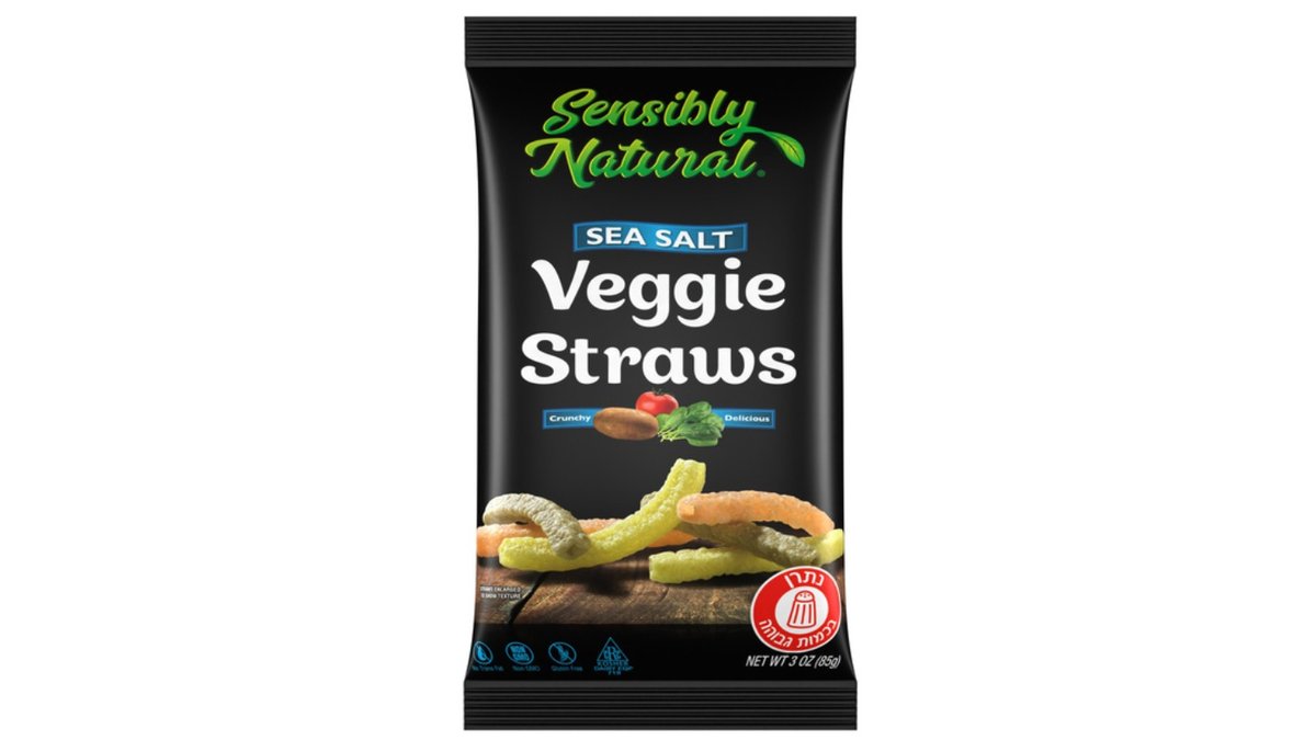Potato and vegetable snack in stick form - Sensibly Natural Sea Salt Veggie Straws