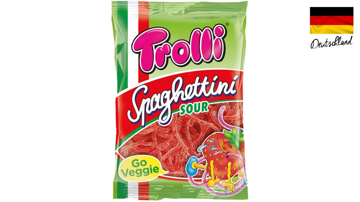 TROLLI SPAGHETTINI SOUR STRAWBERRY