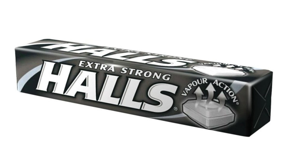 סוכריות מרעננות בטעם מנטה אקסטרה חריף - Halls EXTRA STRONG