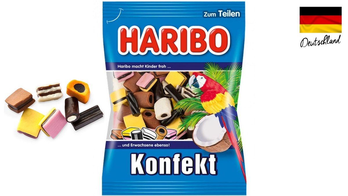 גומי הריבו מיקס ליקריץ פירות- HARIBO KONFEKT