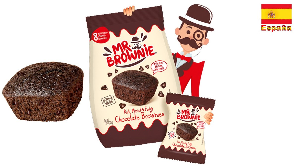 מארז 8 עוגות בראוניז שוקולד אישיות - Mr. Brownie Chocolate Brownies
