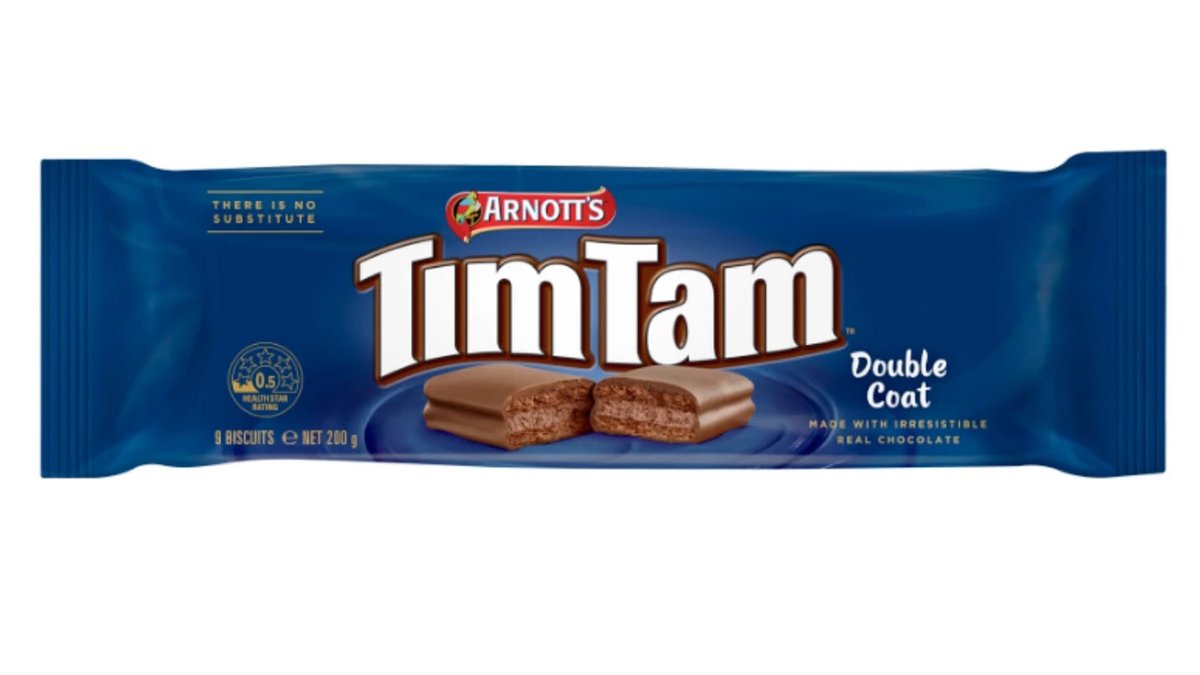 Tim Tam cookies with double chocolate coating - TIMTAM (blue)