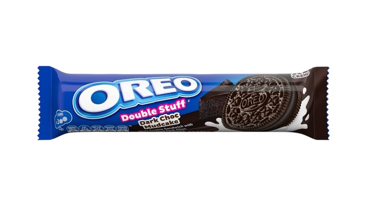 עוגיות אוראו במילוי כפול ״עוגת בוץ״ שוקולד מריר - Oreo Double Stuff Dark Choc Mudcake