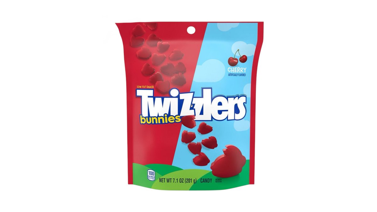 סוכריות גומי בטעם דובדבן בצורת ארנבונים- Twizzlers Bunnies Cherry