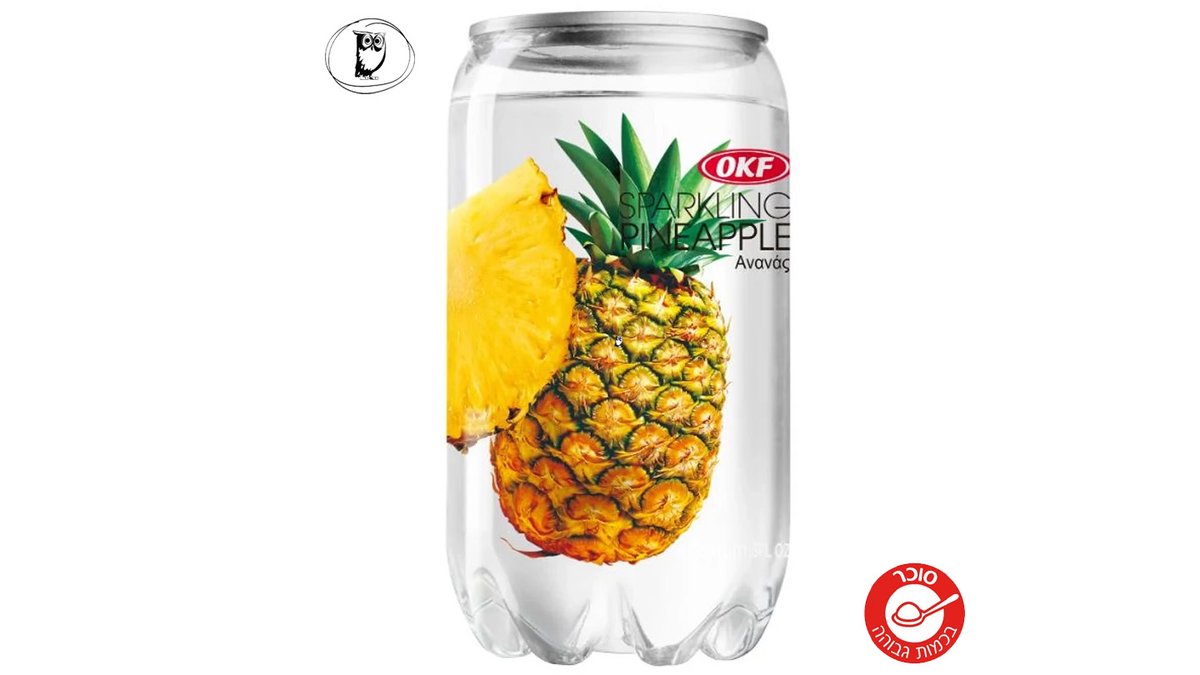 Pineapple-flavored sparkling water - OKF SPARKLING PINEAPPLE