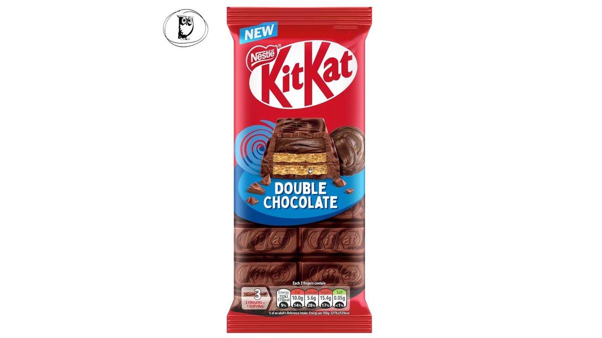 קיט קט טבלת שוקולד במילוי ממרח דאבל שוקולד - KITKAT