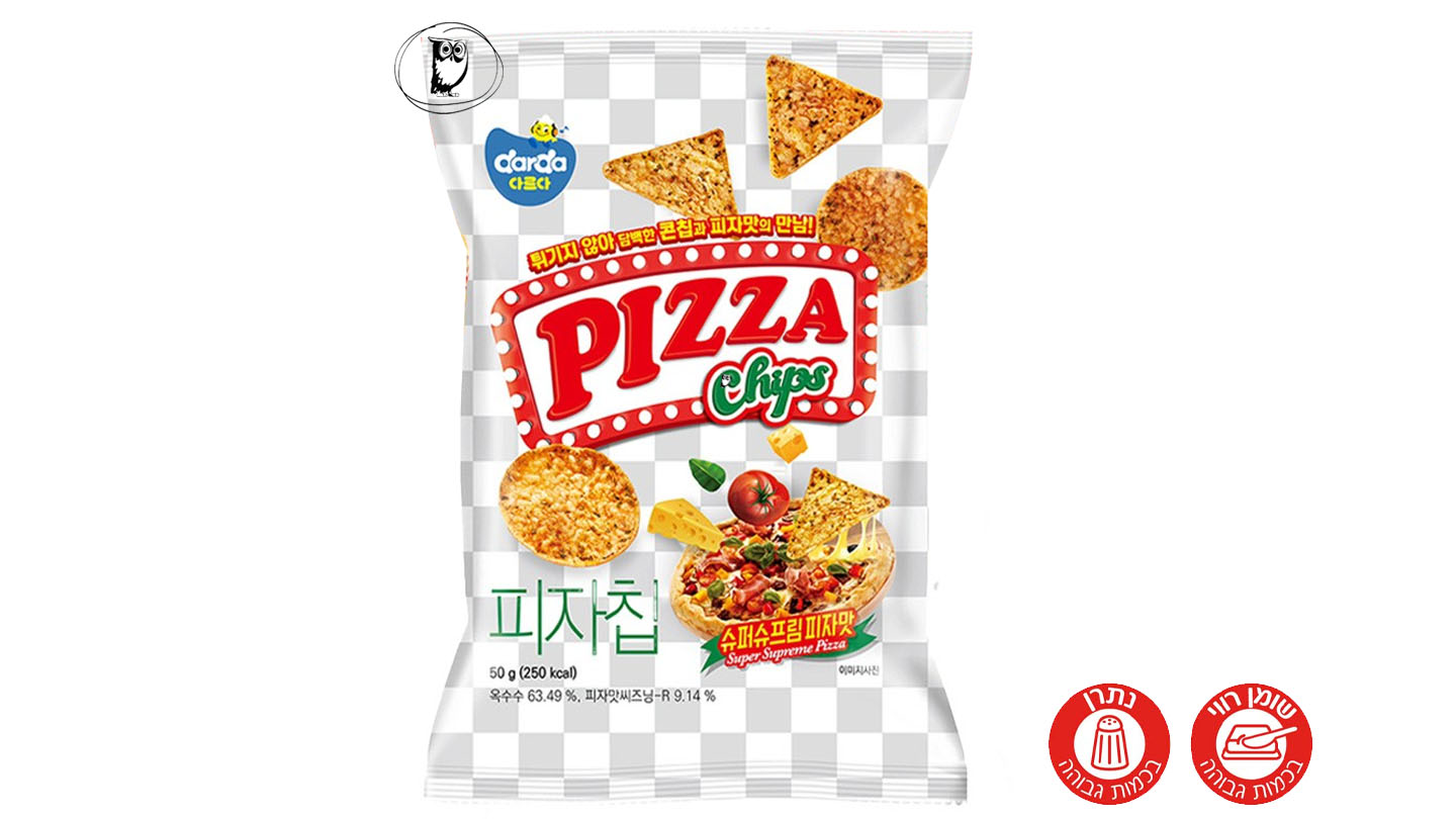 חטיף תירס קוריאני בטעם פיצה – Darda Pizza Chips