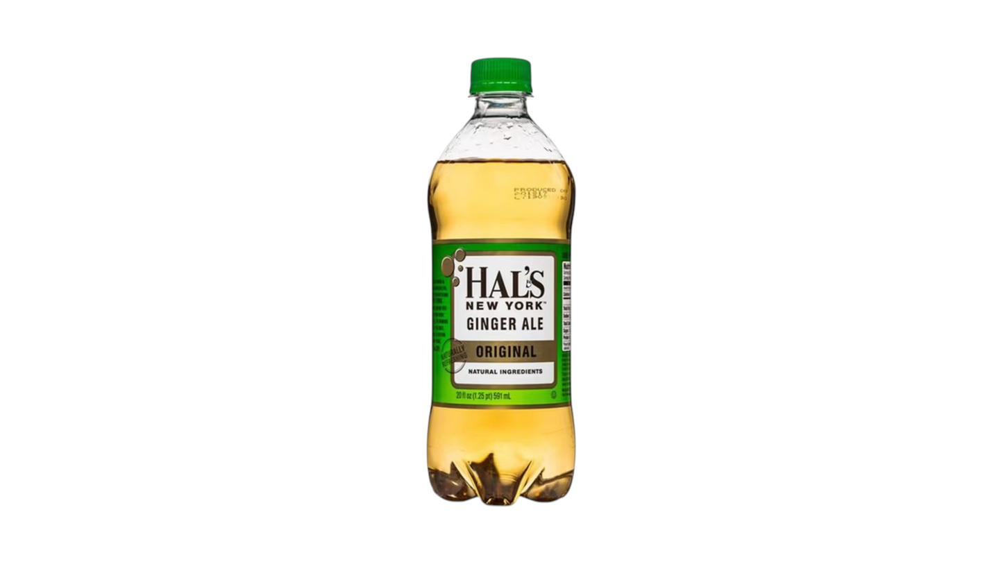 Lemon-flavored carbonated drink with no added sugar - HAL'S