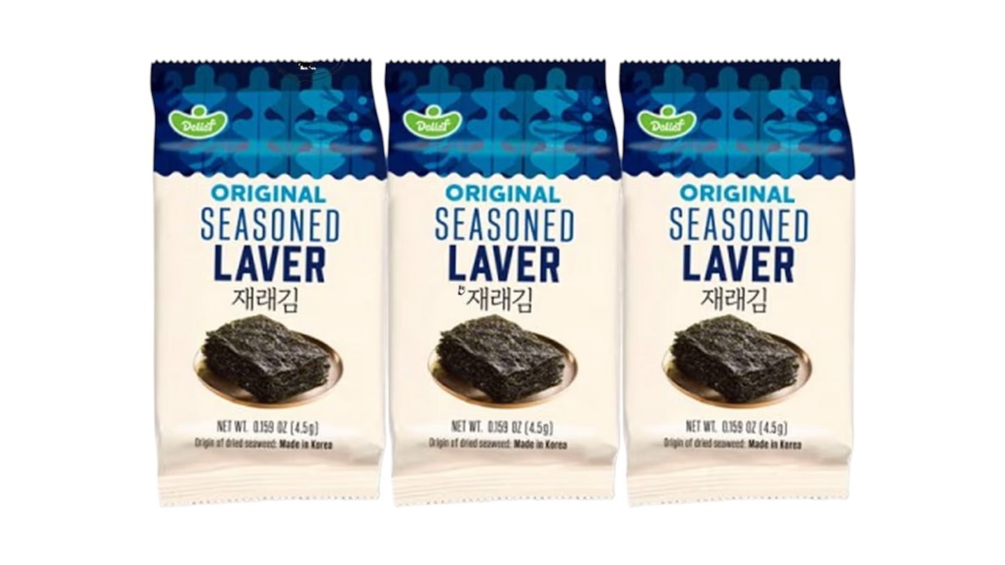 Seaweed Snack with Sesame – Crispy Seaweed Chips - Sesame Seaweed Snack