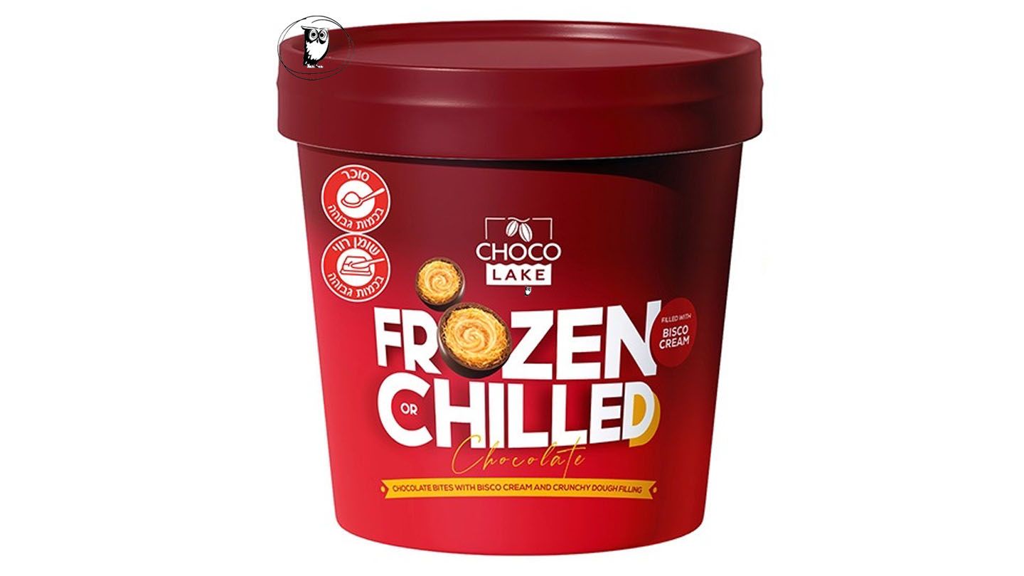 שוקולד חלב במילוי קרם ספיקולוס ובצק כנאפה - CHOCO FROZEN OR CHILLED