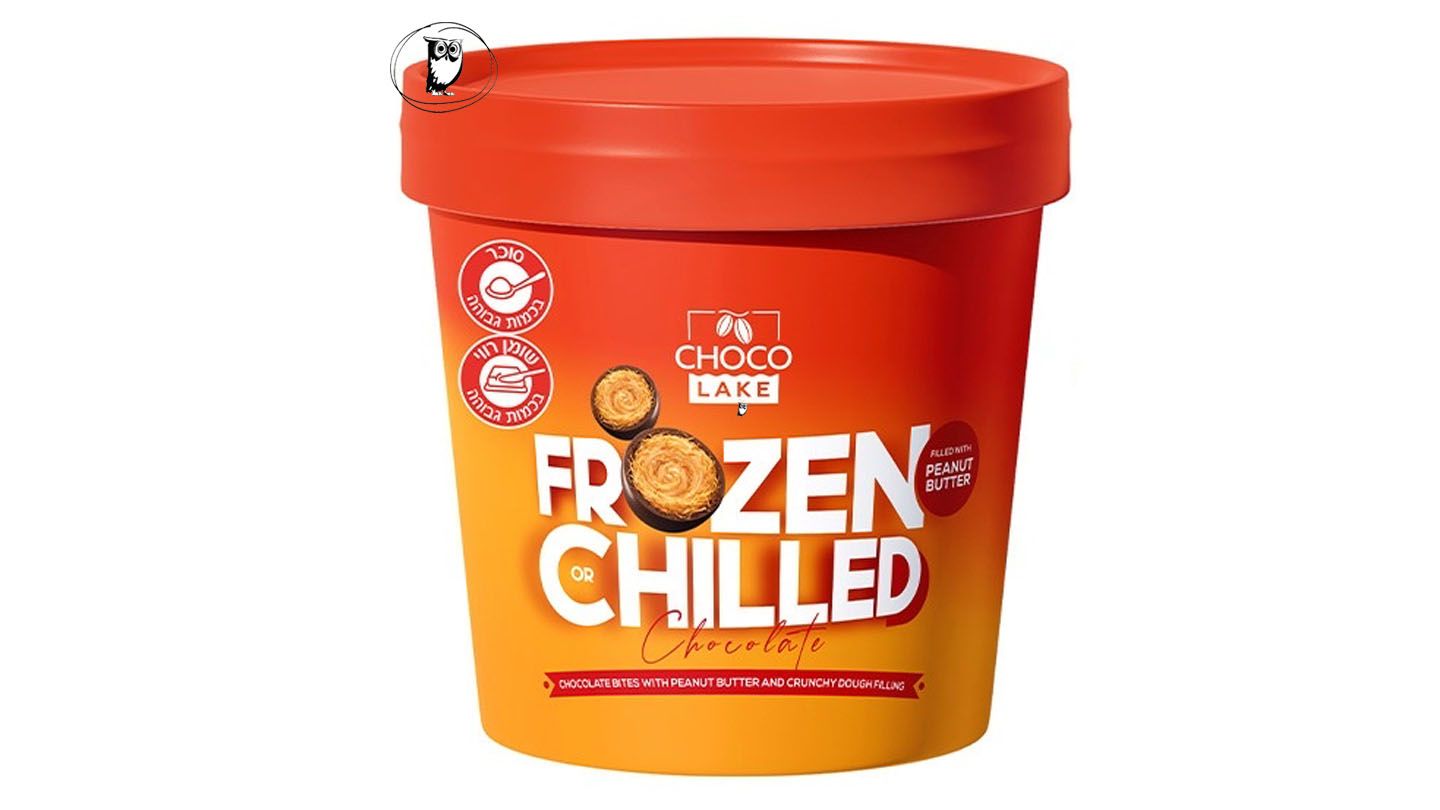 שוקולד חלב במילוי חמאת בוטנים ושערות קדאיף - CHOCO FROZEN OR CHILLED