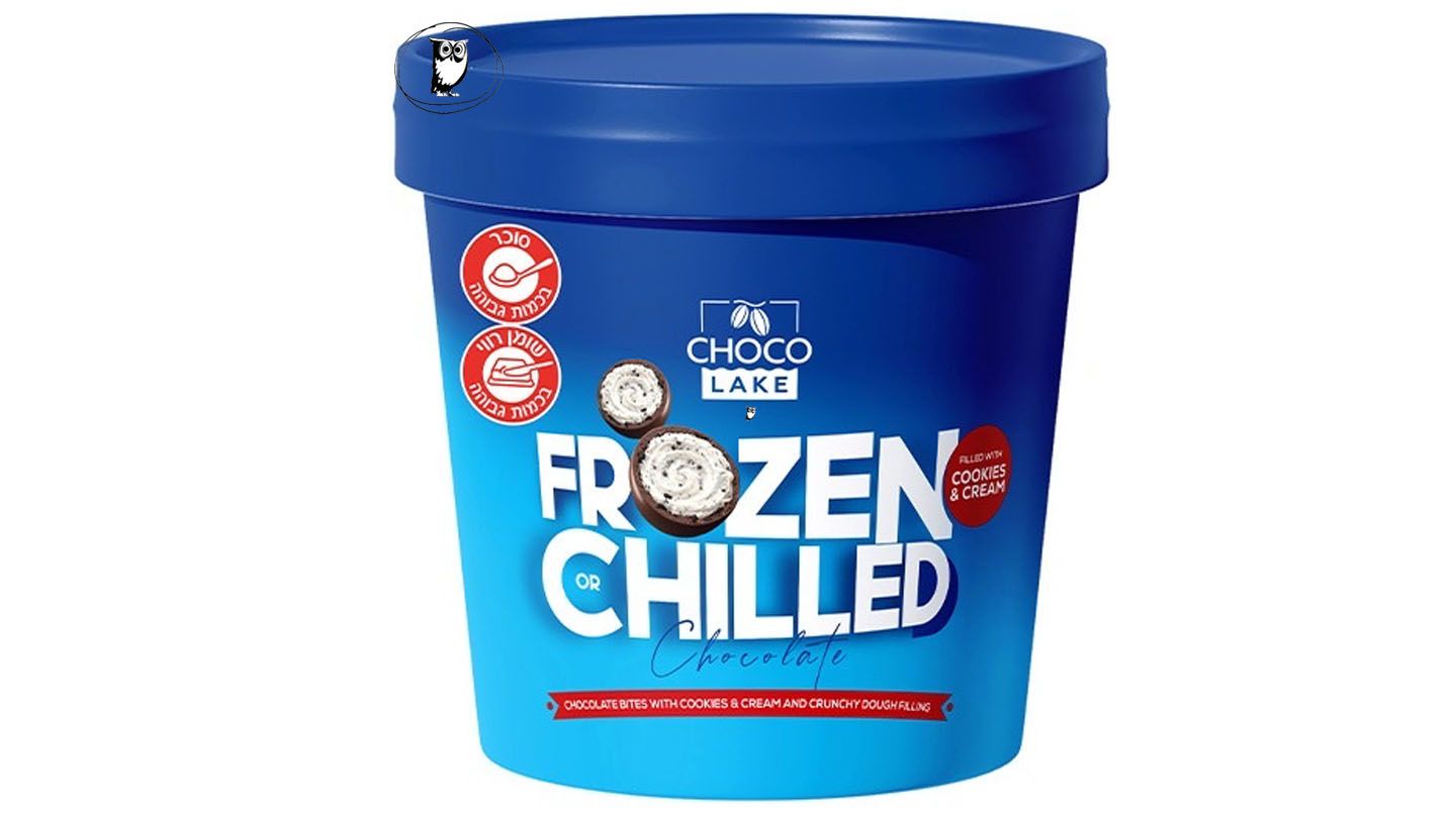 שוקולד חלב במילוי קרם ופרורי עוגיות - CHOCO FROZEN OR CHILLED