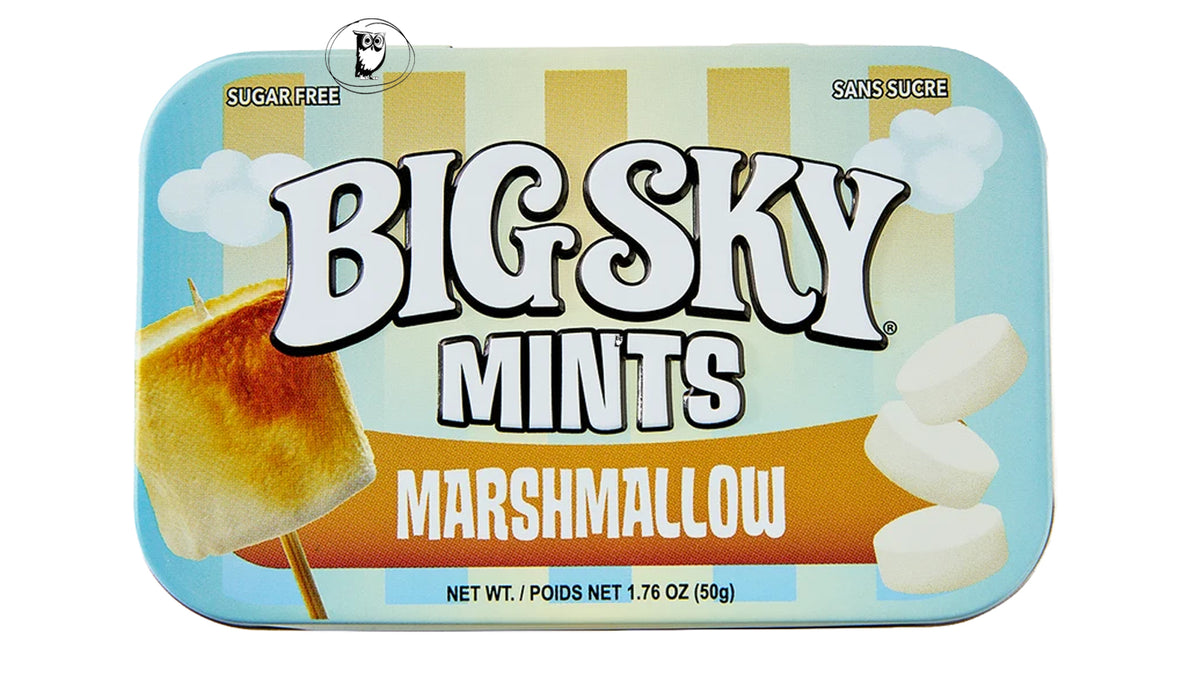 Big Sky Mints Marshmallow - סוכריות רענון בטעם מרשמלו
