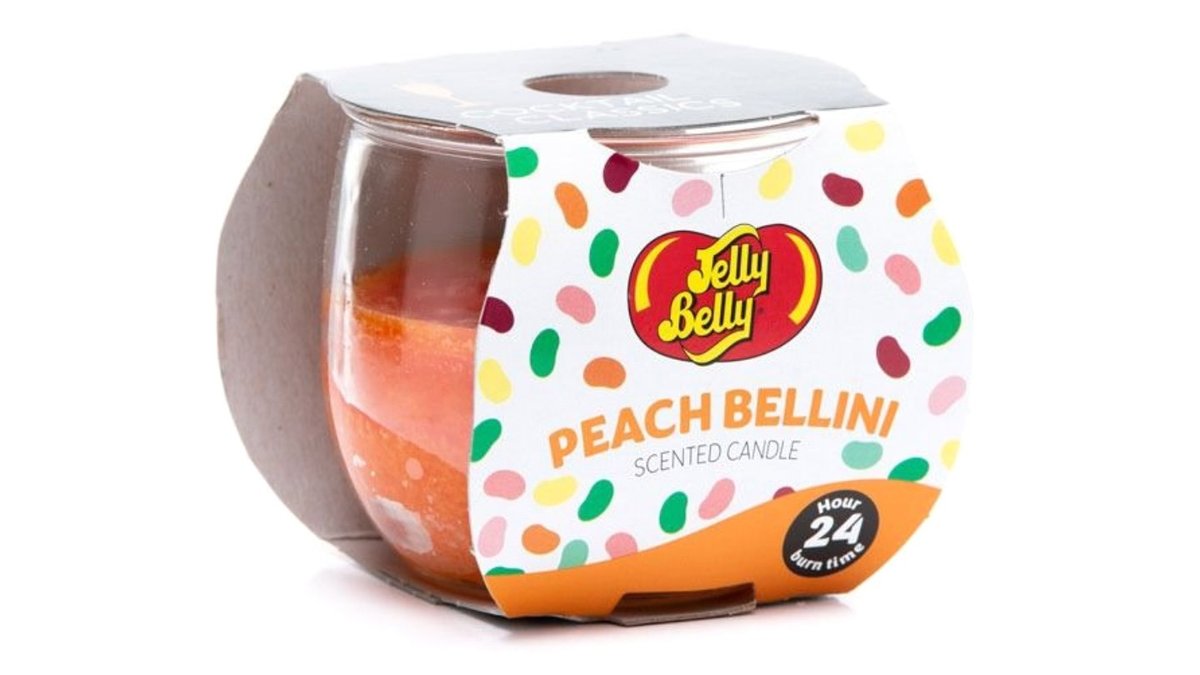 JELLY BELLY PEACH BELLINI Scented Candle