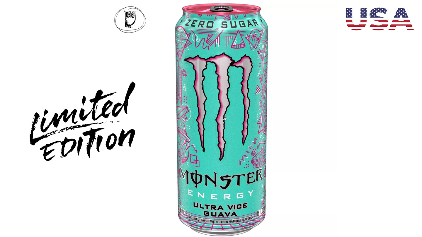 משקה אנרגיה גויאבה - Monster Energy Ultra Vice Guava
