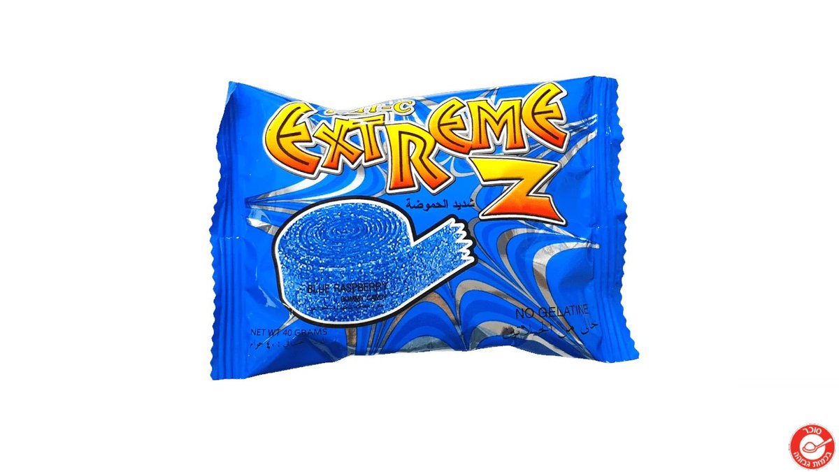 גליל גומי חמוץ בטעם פטל - EXTREME Z