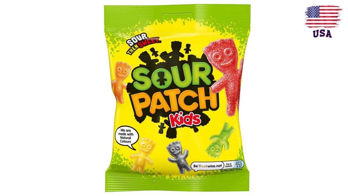 גומי סאוור פאץ' קידס חמוץ בטעמי פירות - SOUR PATCH KIDS