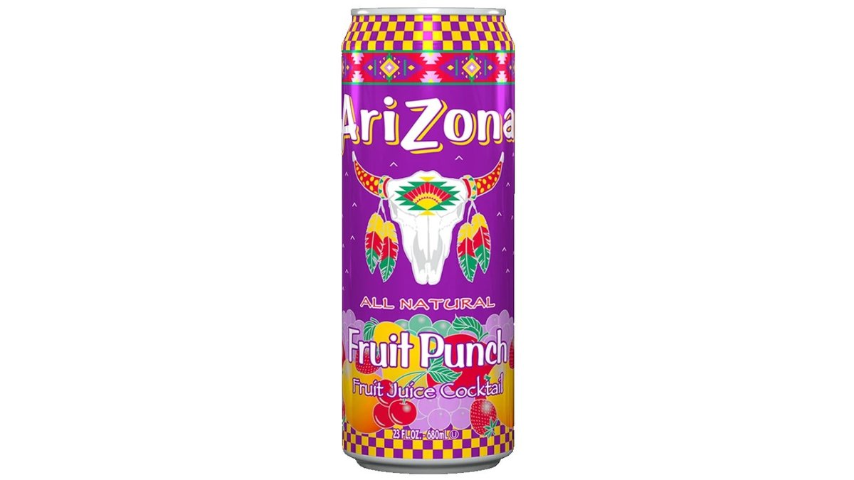 Arizona Iced Tea Fruit Punch in a Giant Can - ARIZONA FRUIT PUNCH