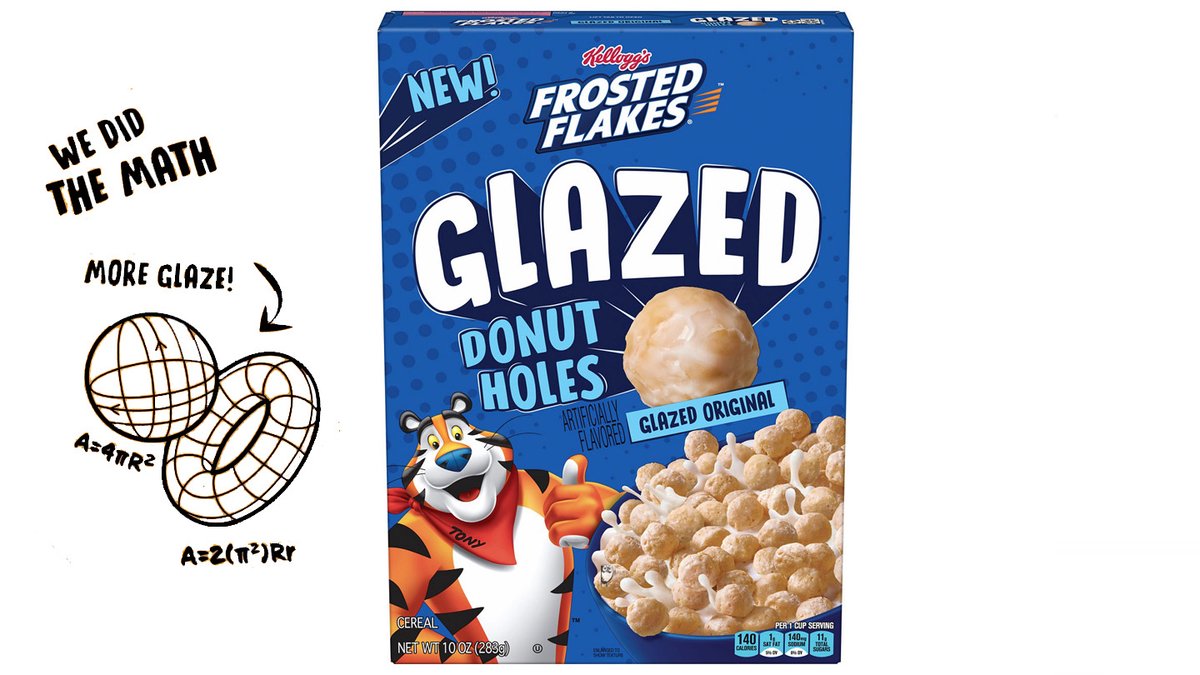 קלוגס דגני בוקר "החורים של הדונאטס" KELLOGG'S Frosted Flakes Glazed Donut Holes