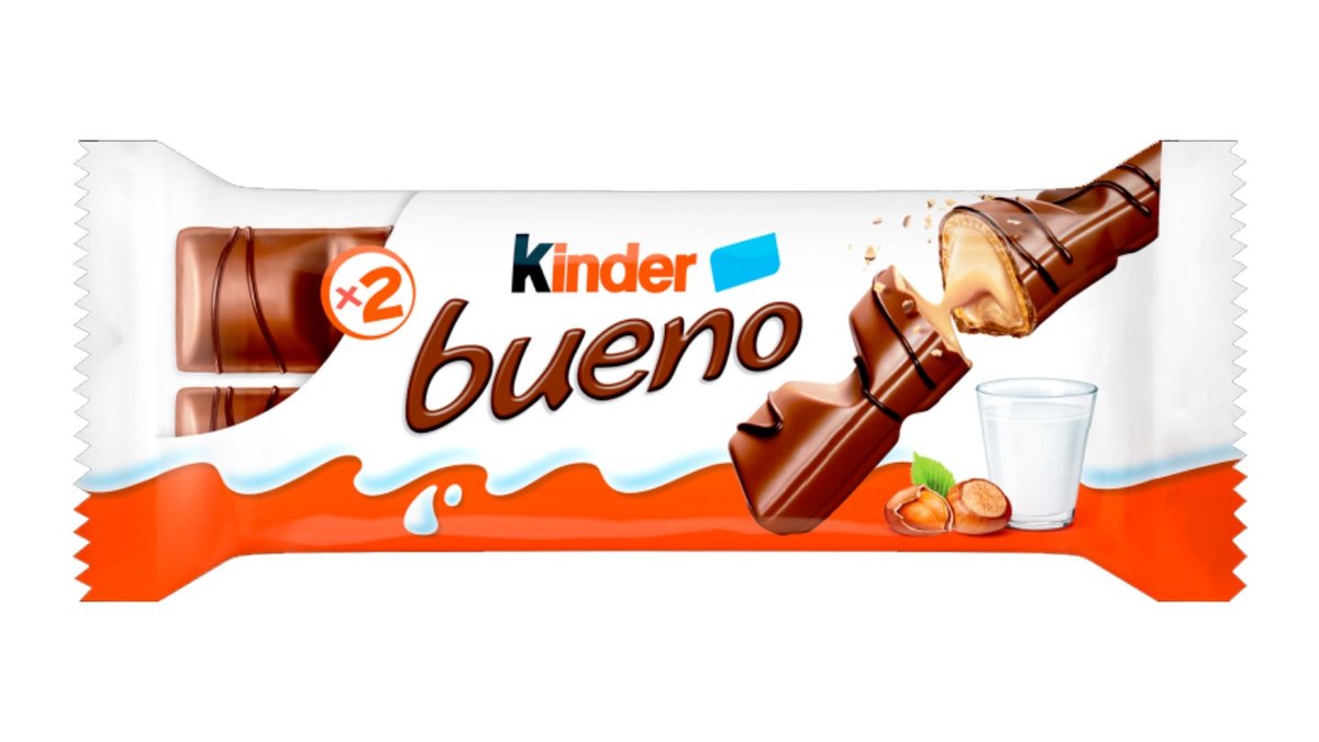 קינדר בואנו חטיף שוקולד חלב KINDER BUENO