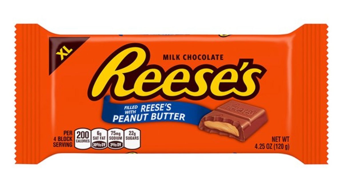 ריסס טבלת שוקולד ממולאת קרם בוטנים Reese's XL